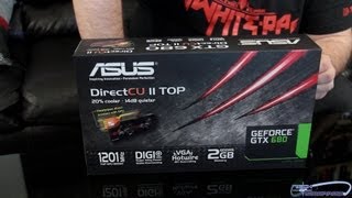 ASUS GeForce GTX 680 DirectCU II TOP Special Guest First Look Unboxing