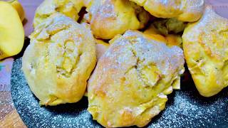 اسهل وصفة حلو ممكن تعمليها في حياتك ‏حلا قطع التفاح(بسكويت التفاح)