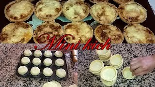 (Mini Kich)                    ميني كيش بعجين ناجح و حشوة لذيذة مجربة