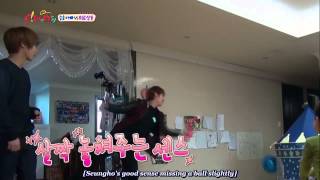 130127 [ENG SUB] MBLAQ Seungho - Batting Practice With Hajin @ Oh! My Baby 엠블랙 승호 오마이베이비