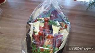 Мужской Букет на юбилей.Своими руками.( 1 из способов)
