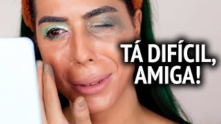 TIRANDO minha make IGUAL AS COREANAS.. eita que arde o olho!! ?.