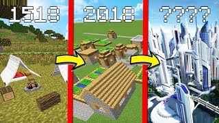 COMO SERIA UNA CIUDAD EN MINECRAFT DENTRO DE 10000 AÑOS ?️?!!