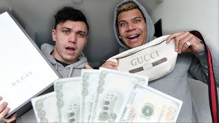 "BUY ANYTHING YOU WANT" CHALLENGE!! (WOLFIERAPS & FAZE KAY)