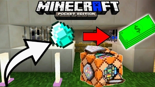 (COMMAND BLOCK) COMO FAZER UMA LOJA IGUAL DE SERVIDORES NO MINECRAFT PE 1.1!! (POCKET EDITION)