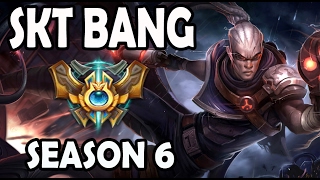 SKT T1 Bang Lucian vs Graves ADC Ranked Challenger Korea