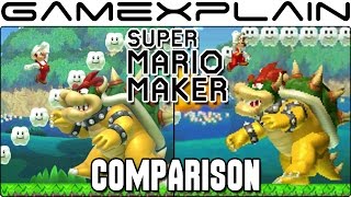 Super Mario Maker 3DS Head-to-Head Comparison (Wii U vs. 3DS )