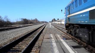 Запуск тепловоза 2М62-1227А на станции Сураж.