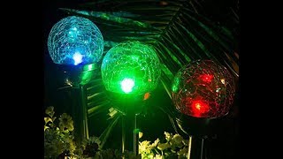 Газонный фонарь аккумуляторный на солнечной батарее Lemanso CAB 76 шар RGB