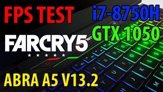 [2018] i7 8750H + GTX 1050 Far Cry 5 FPS TEST (Monster Abra A5 V13)
