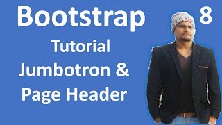 Bootstrap tutorial for beginners #8 Jumbotron and page header in bootstrap