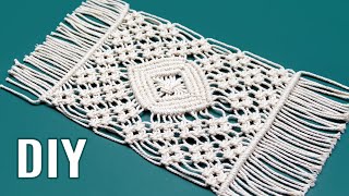Macrame Table Runner Tutorial | DIY Table Mats | Decoration Ideas