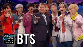 BTS Invades The Late Late Show!