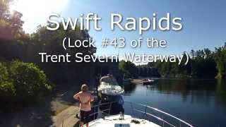 Boating Through Swift Rapids Lock - Sit Back Sunday GoPro Boat Cruise