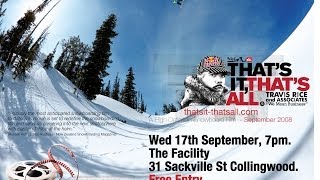 That's It That's All - Travis Rice (HD) / Snowboarding