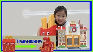 Pretend Play McDonalds Transformer Toys - Fun TV