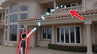 INSANE WATER BOTTLE FLIP TRICKSHOTS IN THE NEW HOUSE!! | FaZe Rug