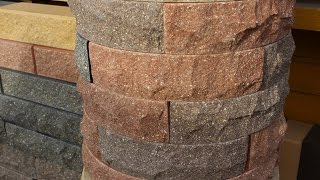 Рваный кирпич ФАГОТ для облицовки колонн, столбов +7(495)517-56-01