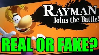 Rayman coming to Super Smash Bros Wii U/3DS?!?!  LEAKED IMAGES/VIDEO