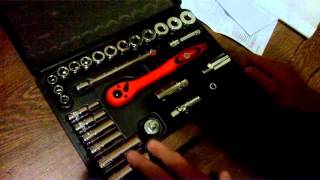 Профессиональный набор инструментов Intertool 3/8", 39 предметов (ET-6039)  Подробнее