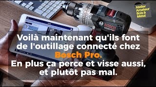 La perceuse connectée de Bosch Pro