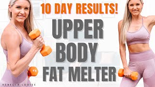 ADVANCED UPPER Body Fat Melter Workout - 10 Days Results!