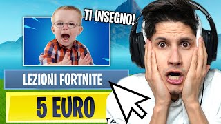 Ho comprato lezioni di FORTNITE ed ecco cosa è successo...