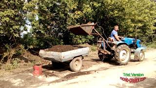 Самодельный погрузчик на заднюю навеску