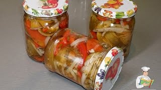 Салат из зеленых помидоров на зиму