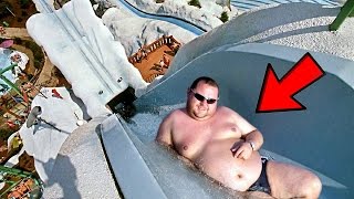 10 Самых безумных и смешных фейлов на на водных горках в аквапарках