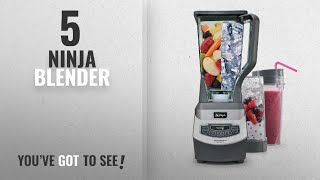 Top 10 Ninja Blenders [2018]: Ninja Professional Blender with Nutri Ninja Cups (BL660)