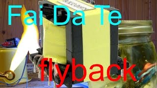 Trasformatore Flyback autocostruito