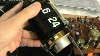Panasonic Flip Clock AM/FM Radio RC-6035.Fixing Flip Clock Problem.