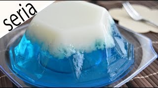 Big ★Mountain jelly 【100均】 爽やか！ 富士山ゼリー【作り方】