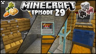 3 SUPER EASY & EFFECTIVE MINECRAFT FARMS! | Python Plays Minecraft Survival [Episode 29]