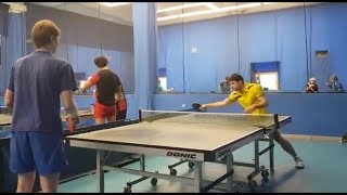 Настольный теннис.Скидка справа.