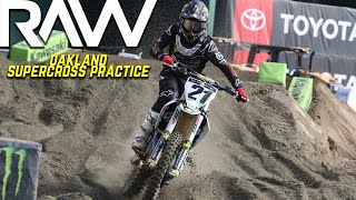 Oakland Supercross Practice RAW - Motocross Action Magazine