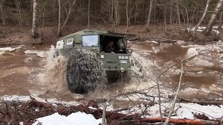 Вездеход Шерп танцует Джигу! ATV SHERP crazy dance!