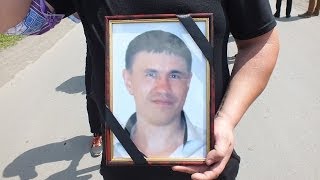 Прощание с одним из первых, погибших за ДНР