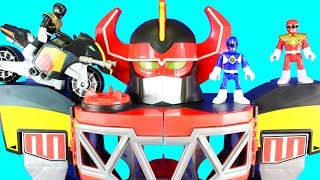 Imaginext Power Rangers Morphin Megazord Mastodon Battle Bike Dragonzord R/C Rita Repulsa Aliens