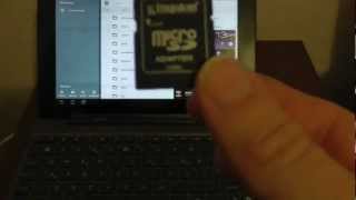 Video 29: SD Card/Micro SD combo - Asus Transformer Prime Video (TF201, TF300, TF700)