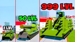 ТАНКОВЫЕ БИТВЫ КИБОРГОВ! ПОСТРОЙ ТАНК 999 ЛВЛ ЧТО БЫ ВЫИГРАТЬ В BRICK RIGS! ЛЕГО ТАНК БИТВА ПРОКАЧКА