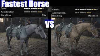 Red Dead Redemption 2 - Fastest Horse / Best Horse Post Game Comparison