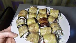Фаршированные баклажаны с сыром. Очень вкусно! Просто пальчики оближешь!