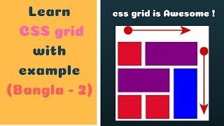css grid tutorial for beginners in bangla | grid terminology (part-2)