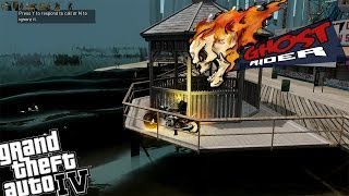 GTA IV Tsunami Mod + Ghost Rider Mod - Ghost Rider Meets Huge Tsunami
