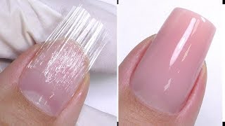 Наращивание Ногтей на Стекловолокно | Стеклянные Ногти