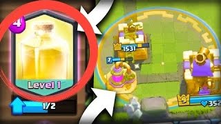 Clash Royale. Тестирую исцеляющее заклинание.