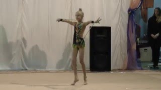 Щербакова  Даша (скакалка) 05.12.2015 Художественная гимнастика. Первенство ФСО "Спартак"