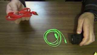 Посылка с Aliexpress. Светящиеся USB кабеля и USB адаптер 2А